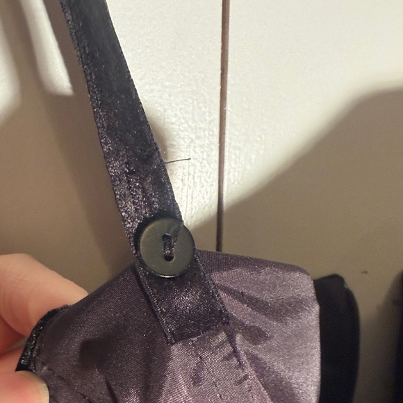 Nanette Lepore Black Velvet Cream Tulle Floral Dress - Picture 8 of 9